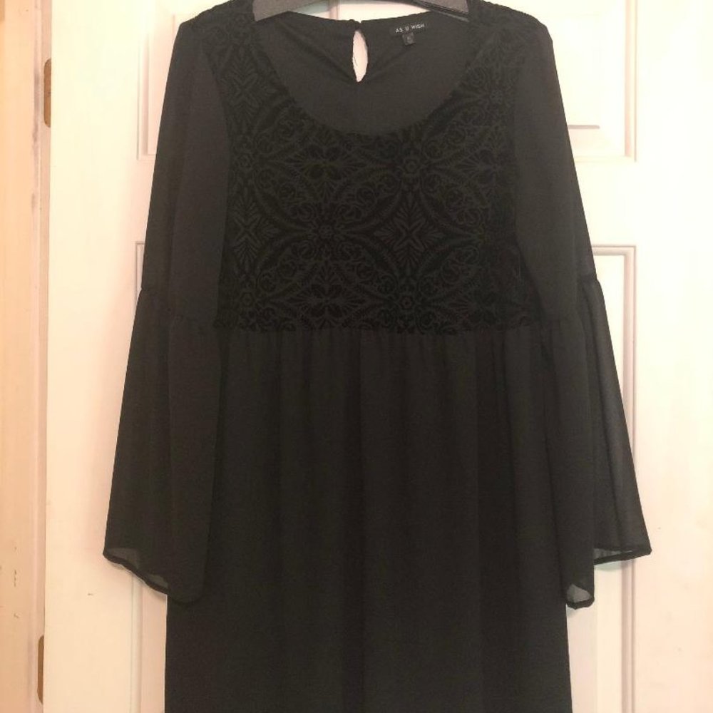 Womens XL black dress